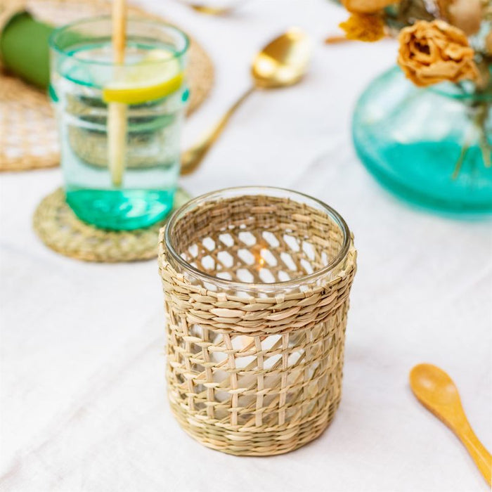 Seagrass Tealight Holder Set of 3