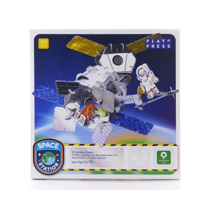 Playpress Space Station Pop-out Eco Friendly Playset