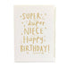  a Super Duper Niece Birthday Card
