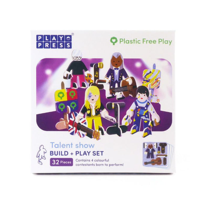 Playpress Talent Show Pop-out Eco Friendly Playset