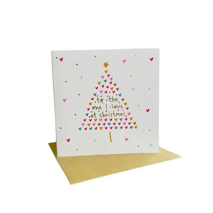To The One I Love At Christmas Card