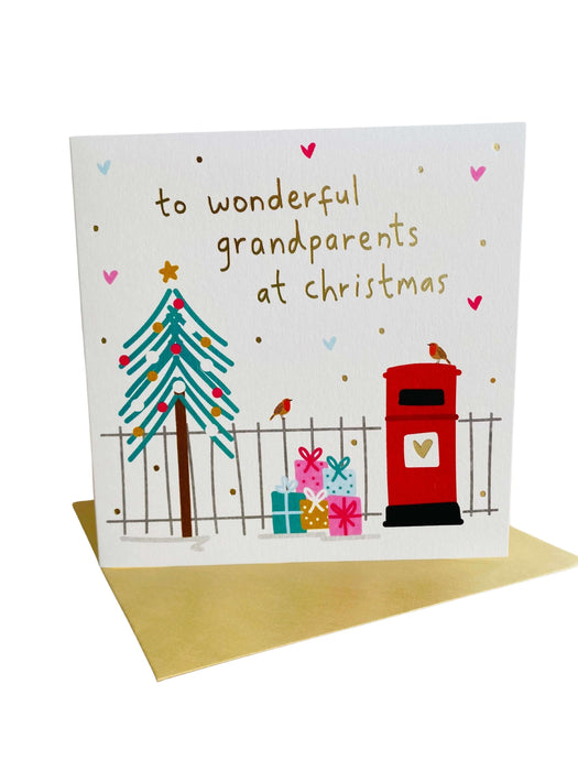  a To Wonderful Grandparents At Christmas Card