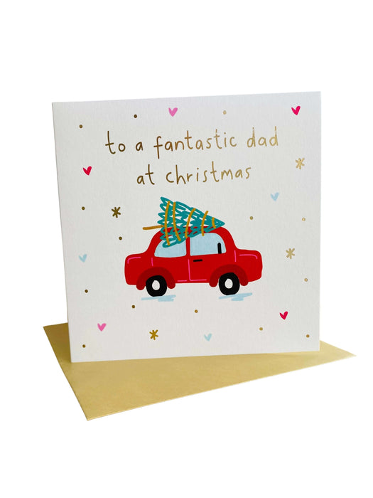 a Fantastic Dad At Christmas Card