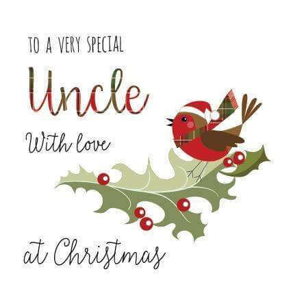 a To a Special Uncle at Christmas Card