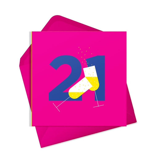  a Twenty One Birthday Card