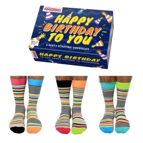 United Oddsocks Happy Birthday Socks
