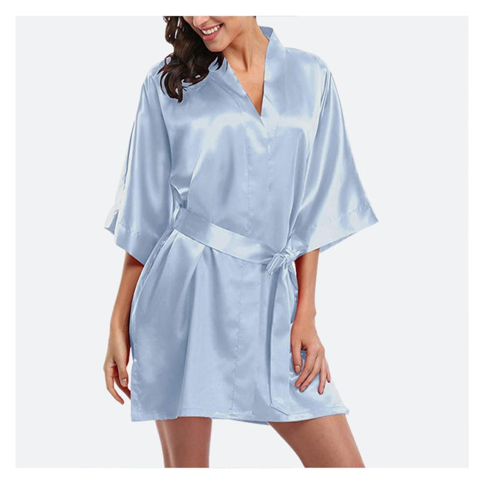 Satin Robe by Amber Louise - Available in 8 Colours