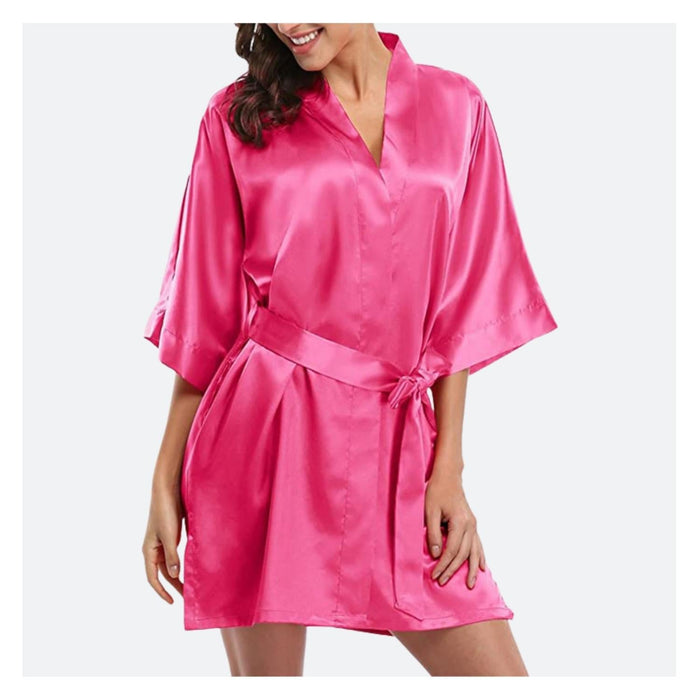 Satin Robe by Amber Louise - Available in 8 Colours