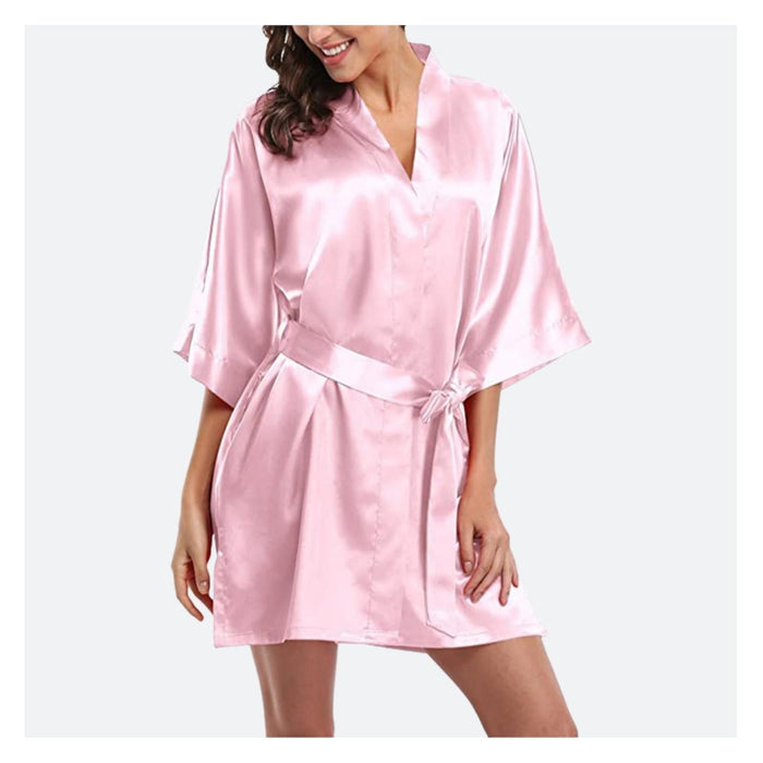 Satin Robe by Amber Louise - Available in 8 Colours