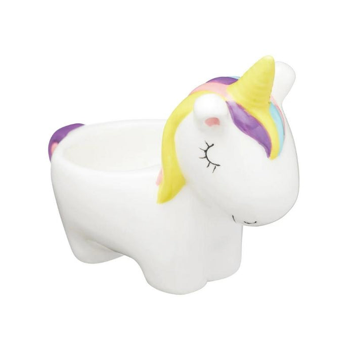 KitchenCraft Ceramic Unicorn-Shaped Novelty Egg Cups Pack of 2