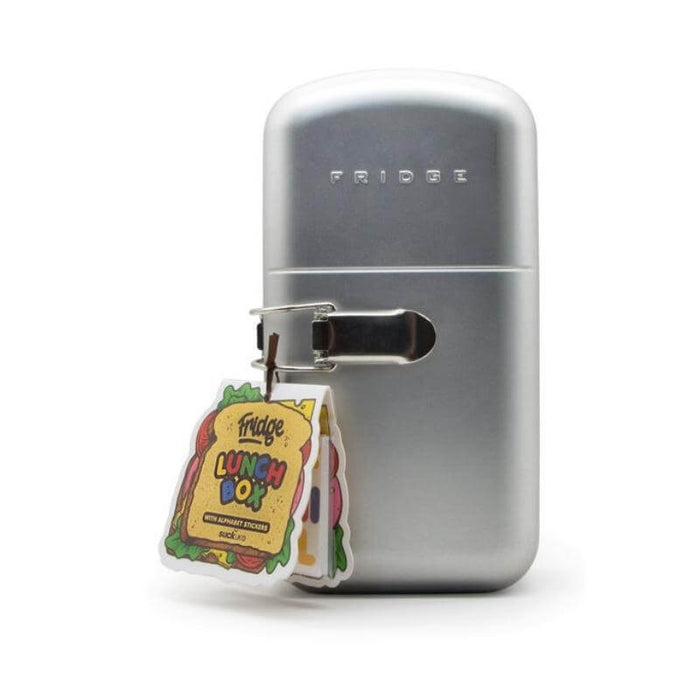 Fridge Lunchbox - Colourful Tin Lunchbox with Fridge Stickers