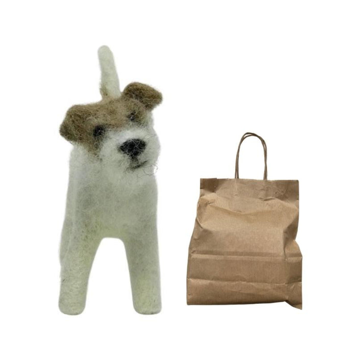 Jack Russell Needle Felting Kit