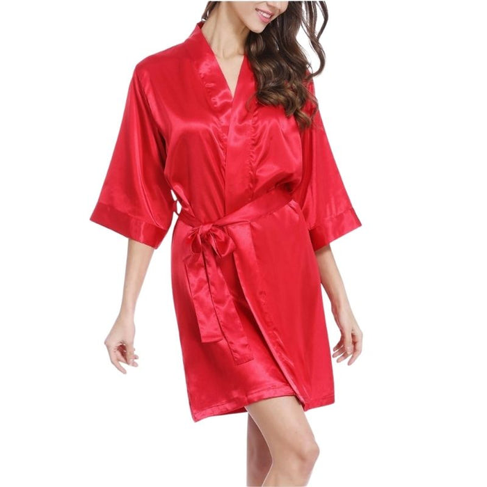 Satin Robe by Amber Louise - Available in 8 Colours