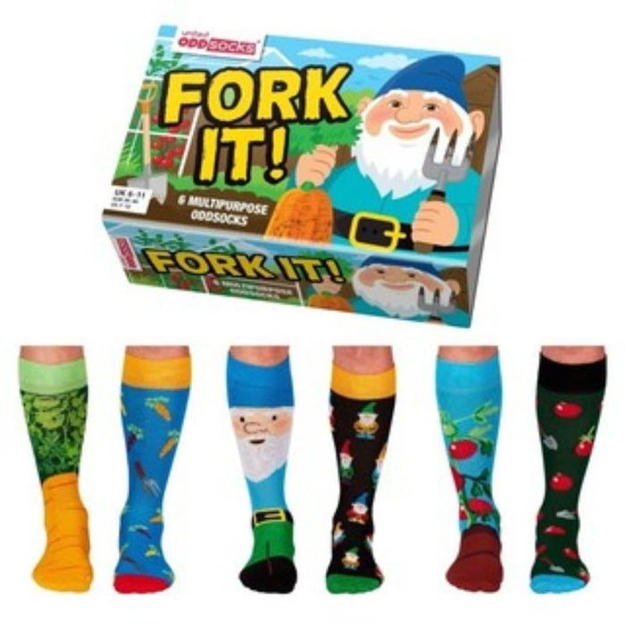 United Oddsocks Fork It Socks (Pack of 6 Socks)