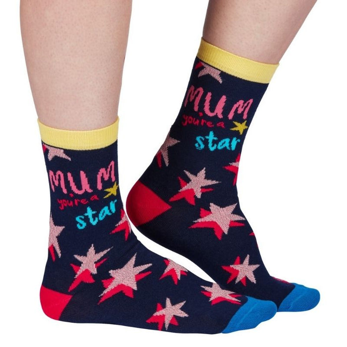Cockney Spaniel Mum 'You're A Star' Socks