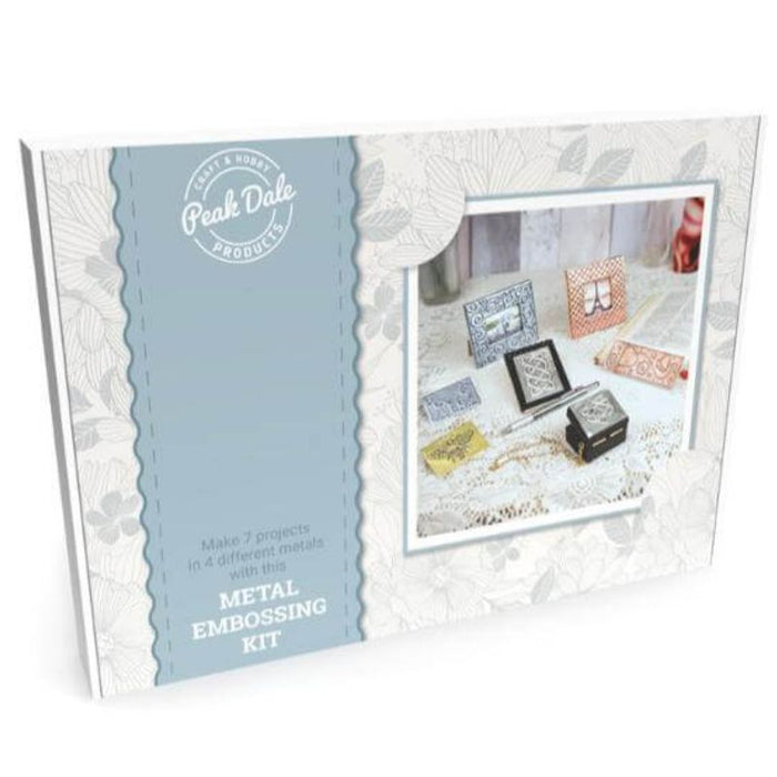 Metal Embossing Kit for Beginners with 7 Projects