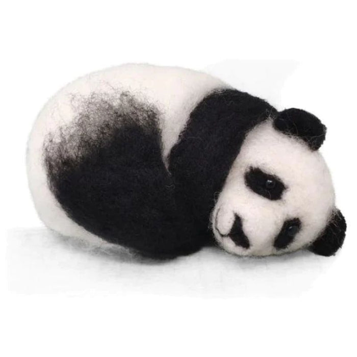 The Crafty Kit Co Sleepy Panda Needle Felting Kit