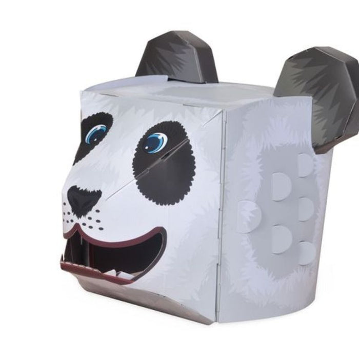 Make a Mask Panda Head (3D Card Craft)