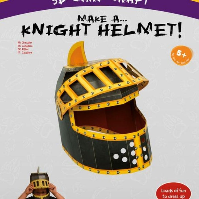 Make a Mask Knight Helmet (3D Card Craft)