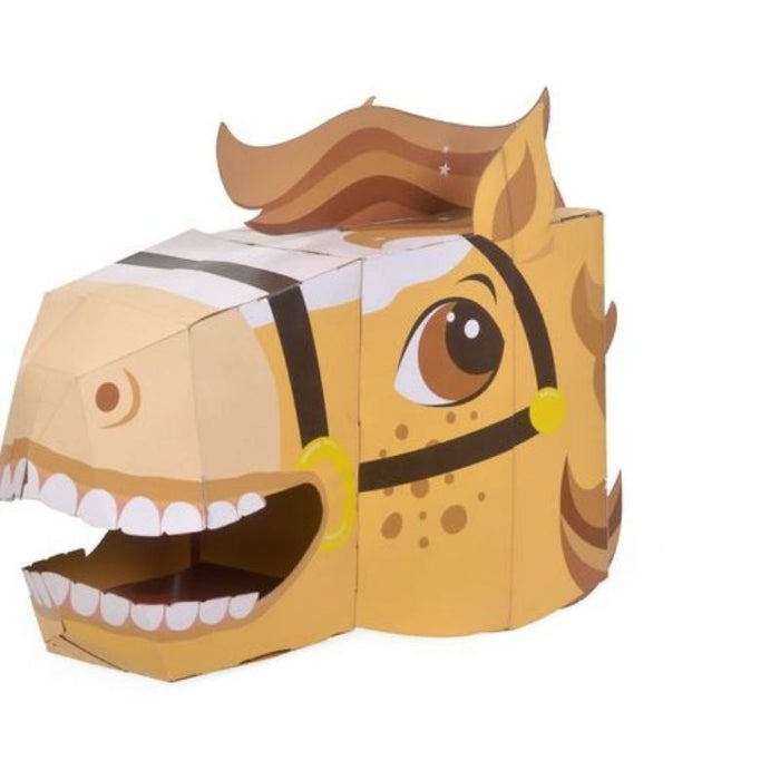 Make a Mask Horse Head (3D Card Craft)