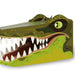 This fabulous green, crocodile 3D full-head mask craft kit is so much fun to make and then use to pretend to be a crocodile. Suitable for children and even many adults to wear. This self-build mask craft kit encourages the love of arts and crafts -the fun starts with making the mask by putting tabs into numbered slots and seeing the head take shape. Once put together, it's great fun becoming your favourite crocodile! Suitable for Age 5+. Pack Size:  36.5 cm x 28 cm.