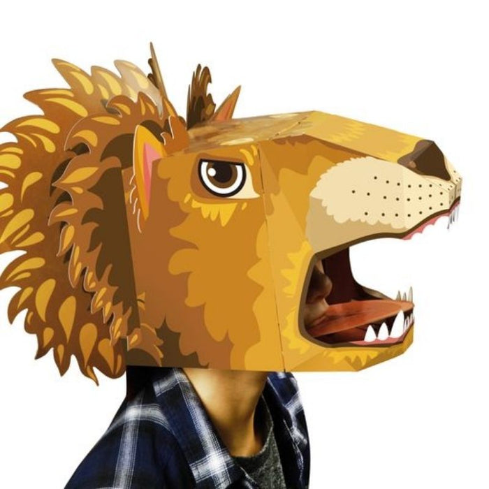 Make a Mask Lion Head (3D Card Craft)