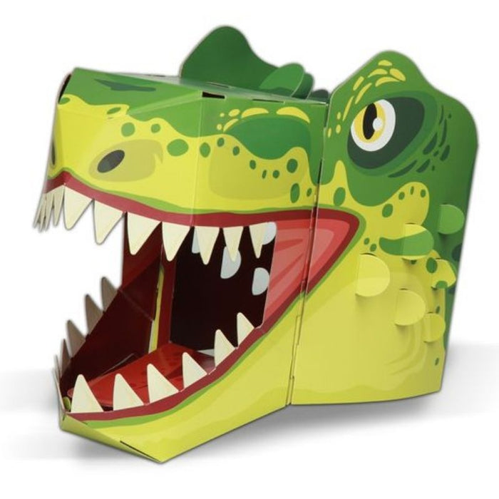 Make a Mask T-Rex Head (3D Card Craft)