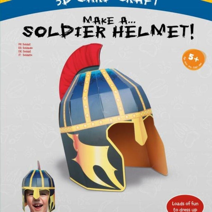 Make a Mask Soldier Helmet (3D Card Craft)