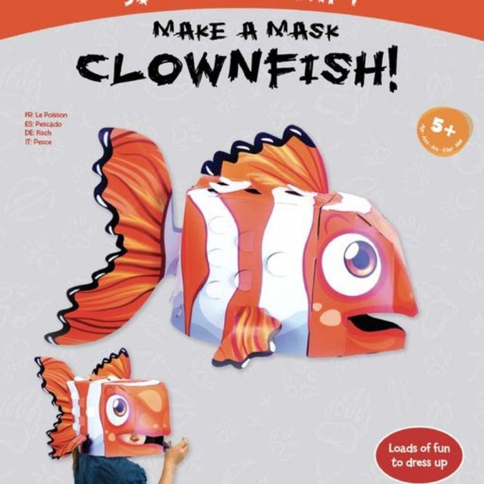 Make a Mask Clownfish (3D Card Craft)
