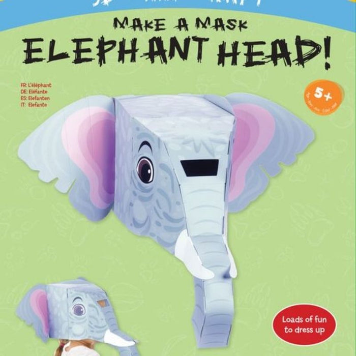 Make a Mask Elephant Head (3D Card Craft)