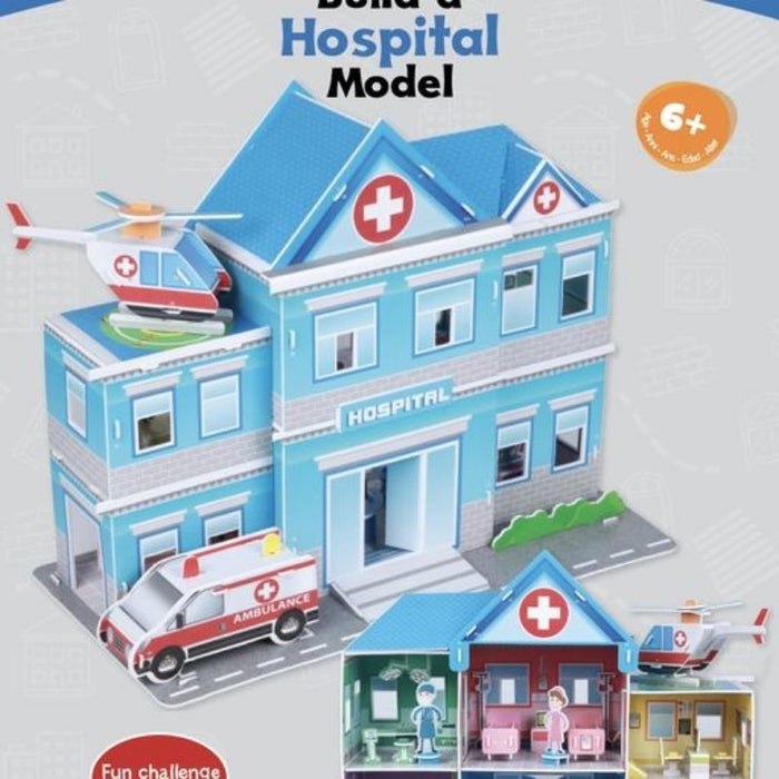 Build a Hospital Model (3D Construction Puzzle)