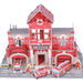 Create your own fabulous 89 piece Fire Station model, complete with fire fighters and vehicles. Follow the instructions to pop out the rigid foam board parts & connect the numbered parts to build the 3D model. No glue, no scissors, no tools needed. The model comes together with furniture & everything you would expect to find in a fire station, as well as moving doors and windows. Suitable for Age 6+. Finished model measures 45 x 32 x 26 cm.