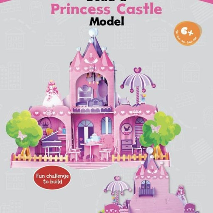 Build a Princess Castle Model (3D Construction Puzzle)