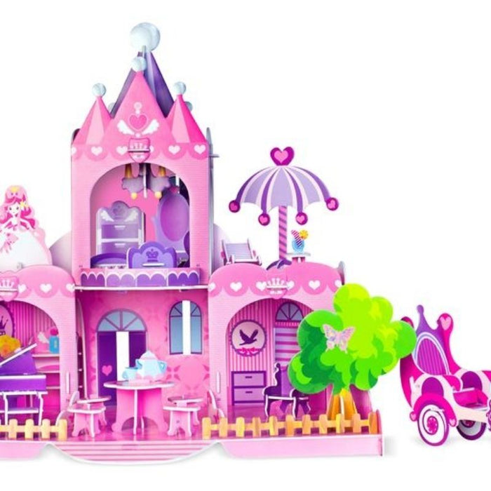 Build a Princess Castle Model (3D Construction Puzzle)