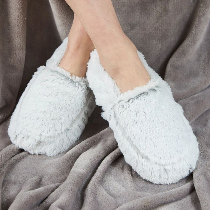 Warmies® Marshmallow Grey Slippers