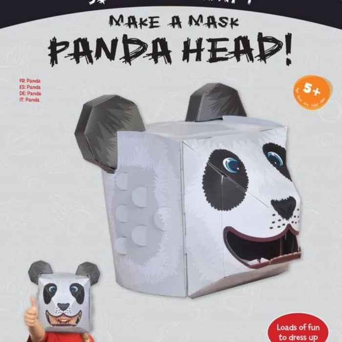 Make a Mask Panda Head (3D Card Craft)