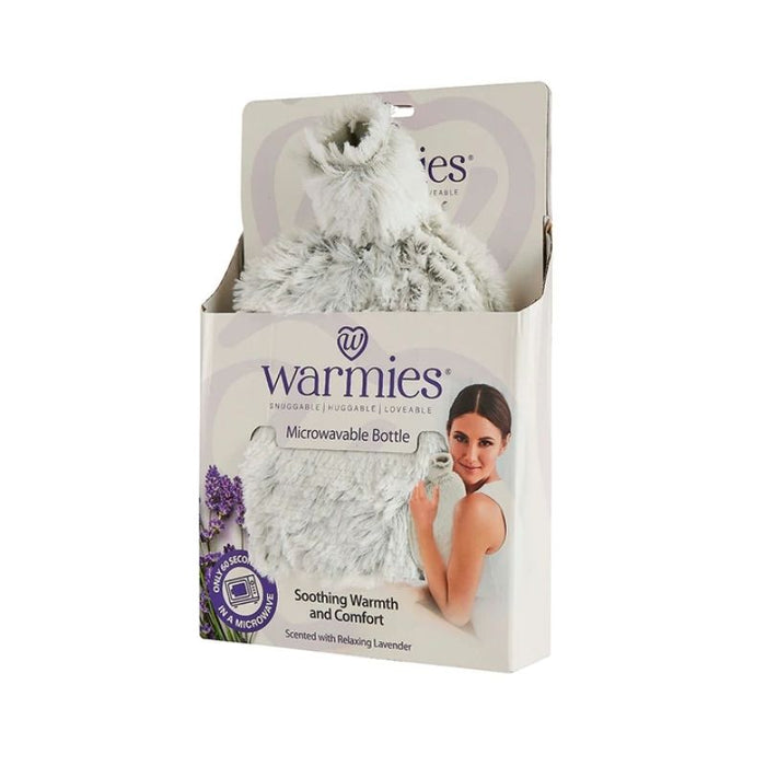 Warmies® Marshmallow Grey Bottle - Fully Microwavable