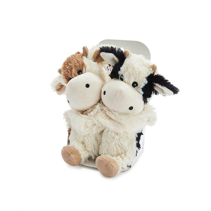 Warmies® Warm Hugs Cows 9" - Microwavable Soft Toy