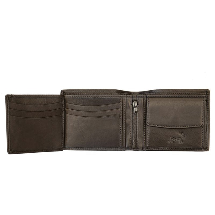 Primehide Luxury Leather Washington Trifold Wallet RFID Blocking - Available in 2 colours