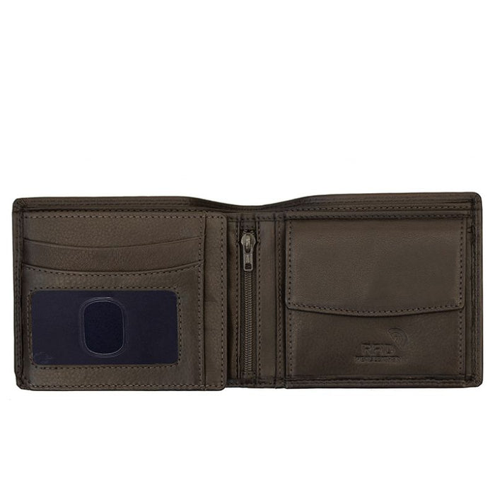 Primehide Luxury Leather Washington Trifold Wallet RFID Blocking - Available in 2 colours