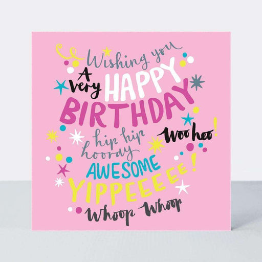 Happy Birthday Stars and Streamers, Fun Birthday Card