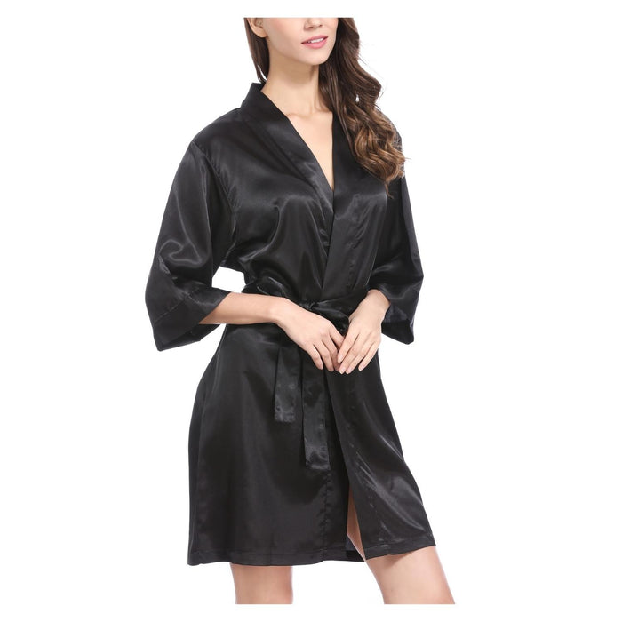 Satin Robe by Amber Louise - Available in 8 Colours