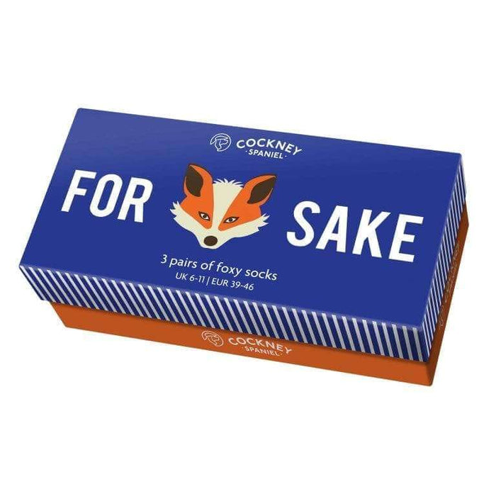 Cockney Spaniel For Fox Sake Gift Box Socks