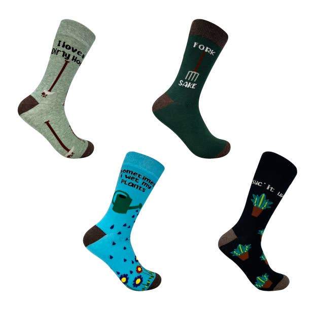 Unisex Gardening Shed Socks Gift Set