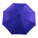 image of an open blue umbrella
