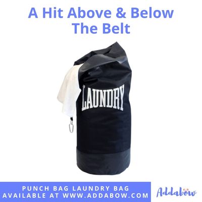 Black Punch Bag Laundry Bag