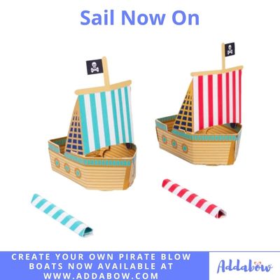 Create Your Own Pirate Blow Boats