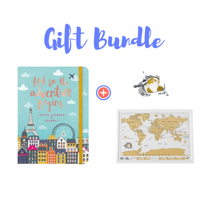 Travel Planner & Scratch Map Gift Bundle