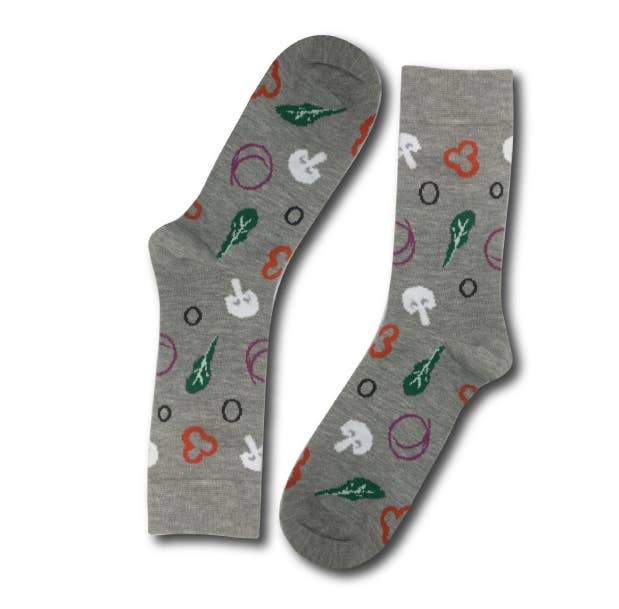 Urban Eccentric Veggie Pizza Socks Gift Set